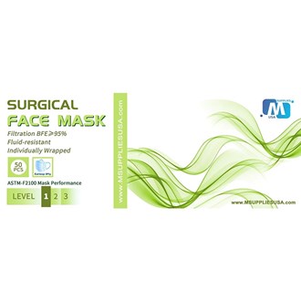 MSupplies ASTM Level 1 Surgical Face Mask