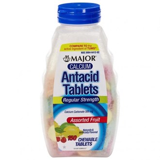Major Calcium Antacid Chewable Tablets 500mg